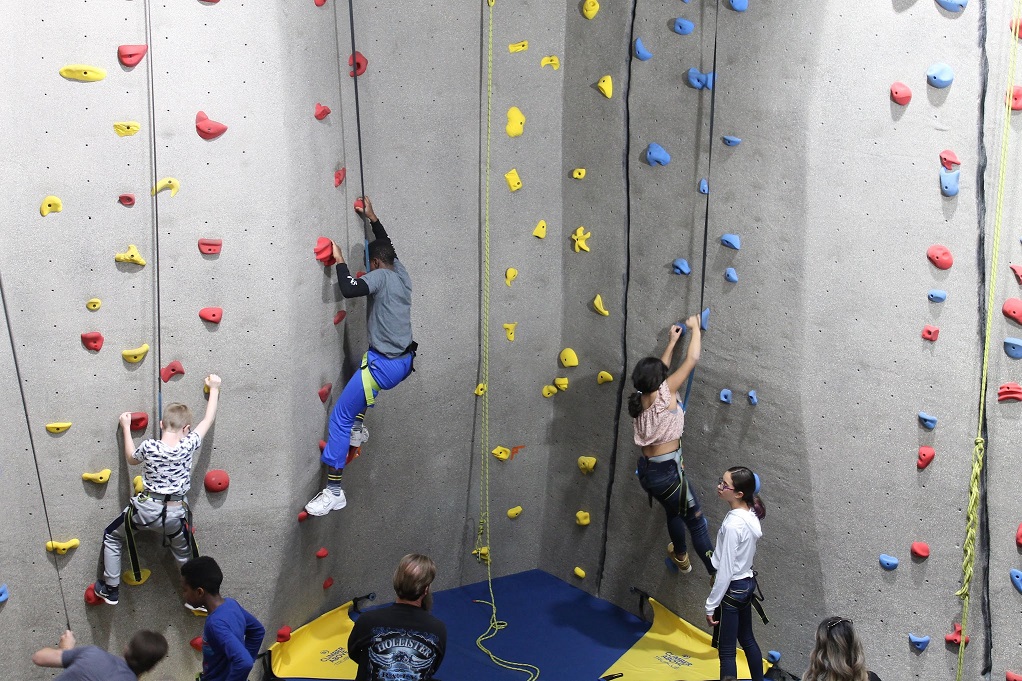 There will be a Rock Climbing Wall for the kids.